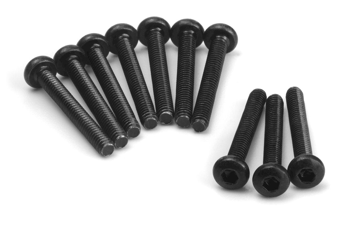 Vis à tête bouton HPI Racing M2x16mm (douille hexagonale/10 pcs) - HP161184