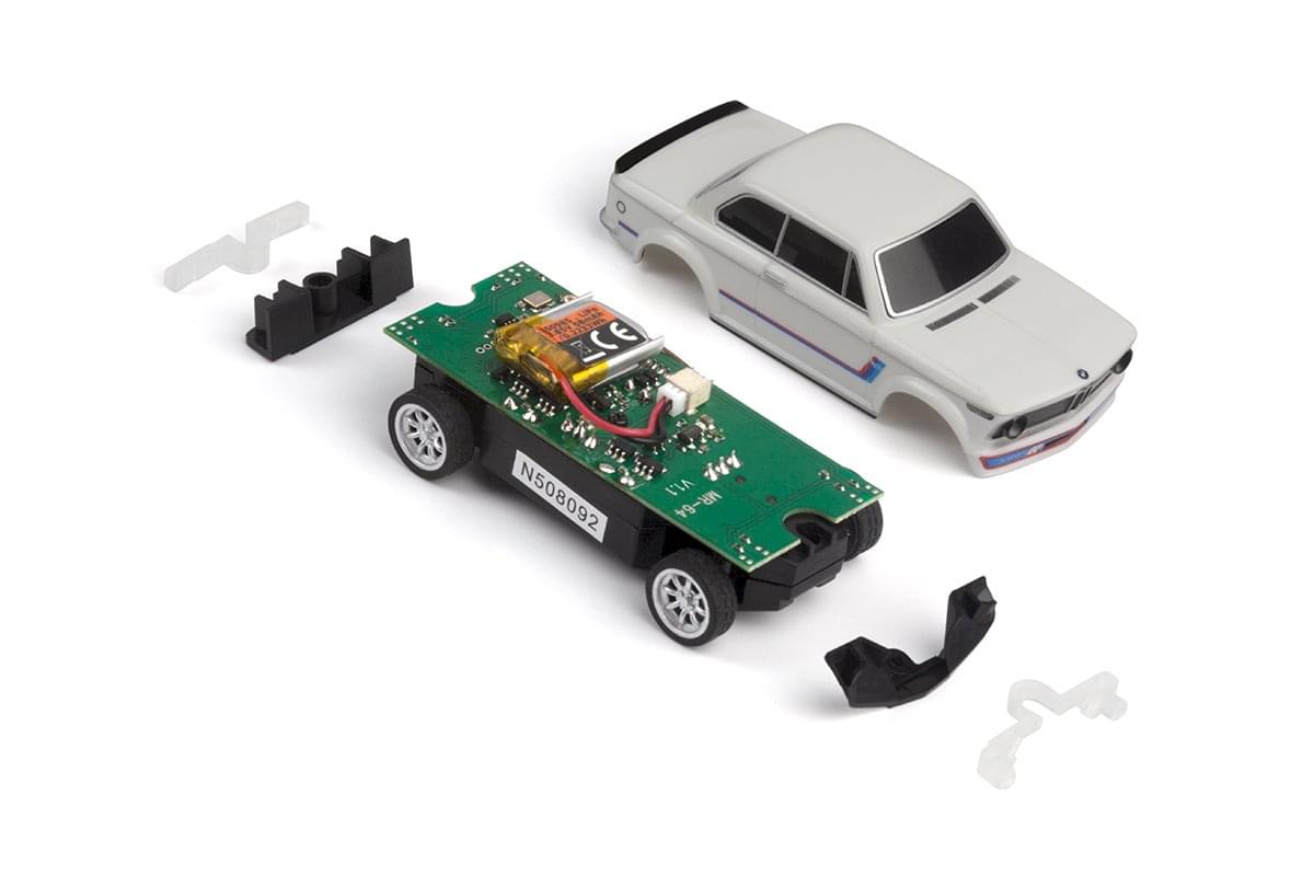 HPI 1/64 Racing nano-TTR 2002 BMW M3 E30 Warsteiner blanc (uniquement voiture) 161402 - Breizh Modélisme.