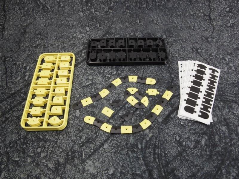 HPI 161411 Set de bordures jaune pour piste nano TTR 1/64