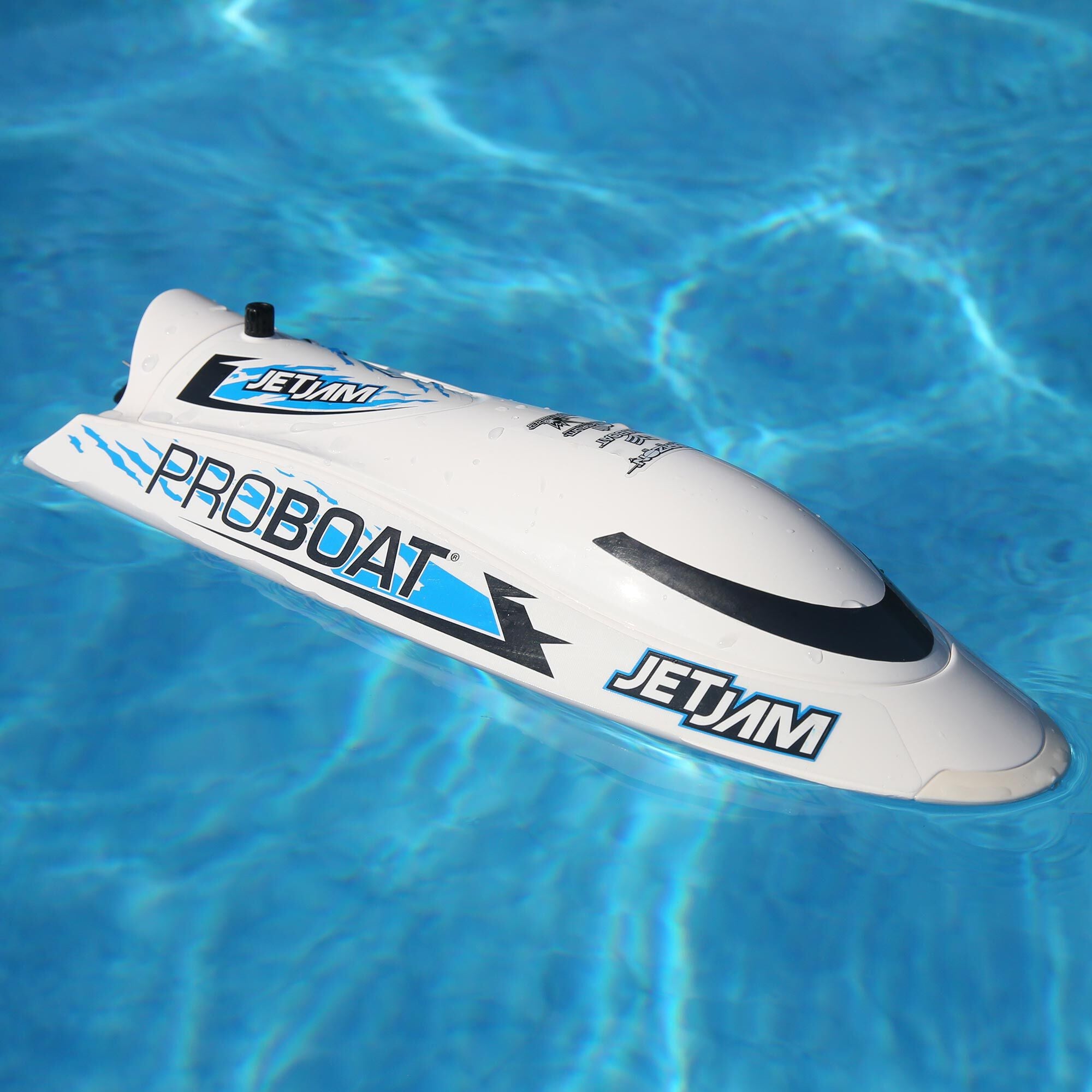 Jet Jam V2 12 blanc Racer brossé RTR PRB08031V2T2"