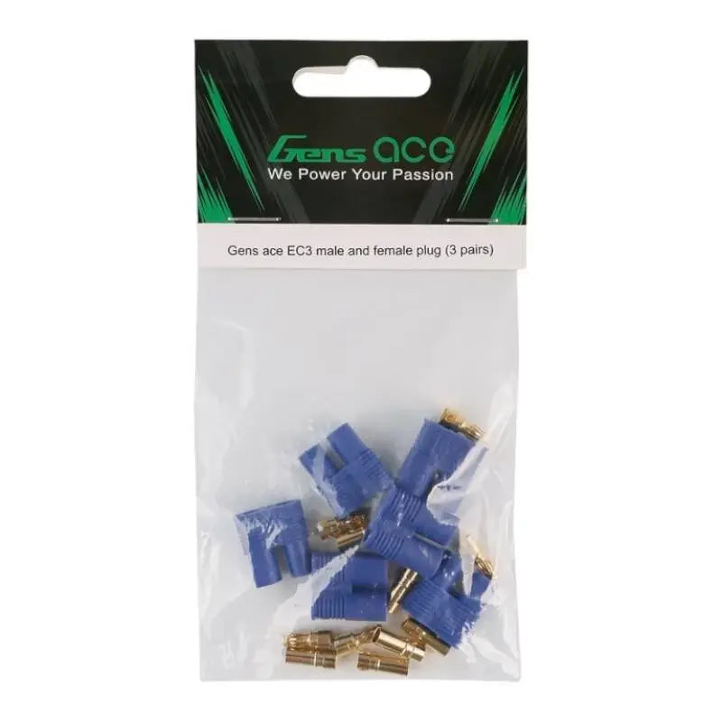 Prises EC3 mâle et femelle (3 paires) - GEAEC33 - Breizh Modélisme.