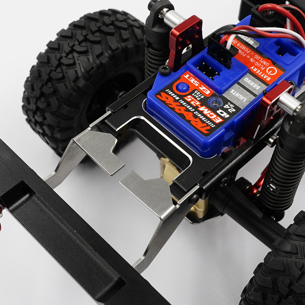 Support de pare-chocs en aluminium 2 pièces (F & R) pour TRX-4M Yeah Racing
