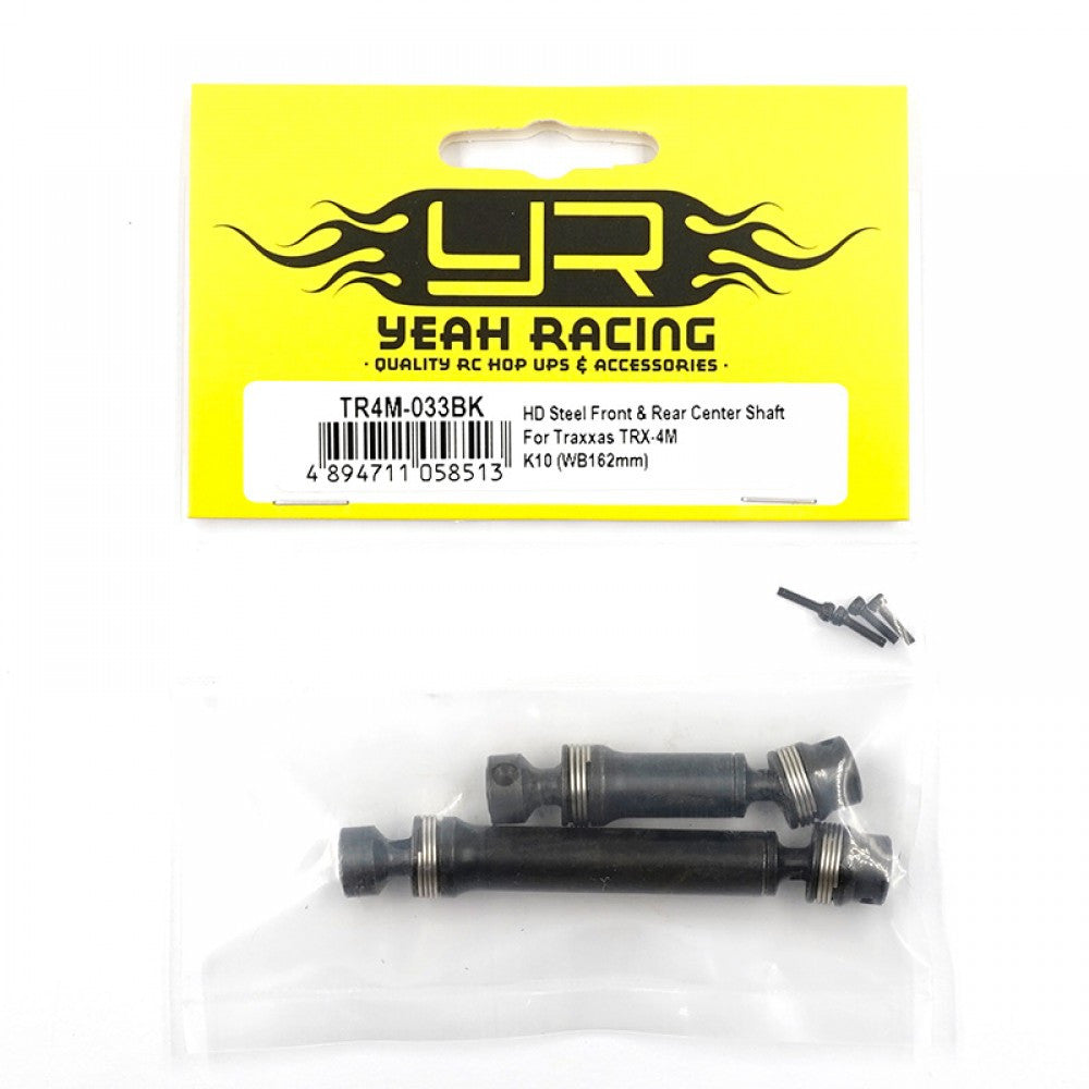 Arbre central avant et arrière en acier HD pour Traxxas TRX-4M K10 (WB162mm) Yeah Racing