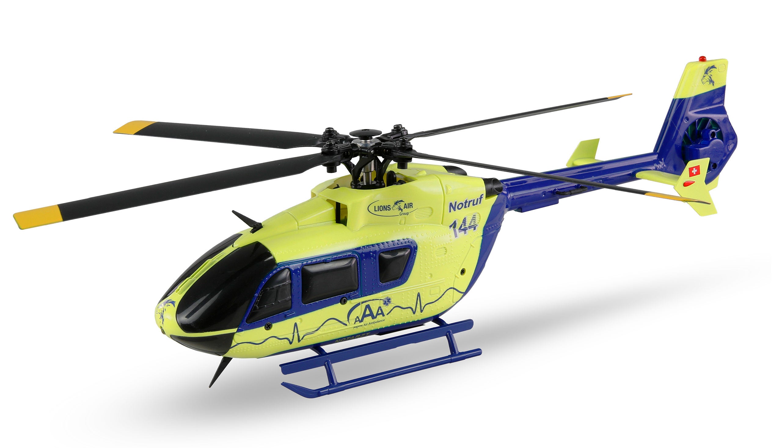 Hélicoptère ambulance aérienne AFX-135 Alpine Air 4 canaux 6G RTF