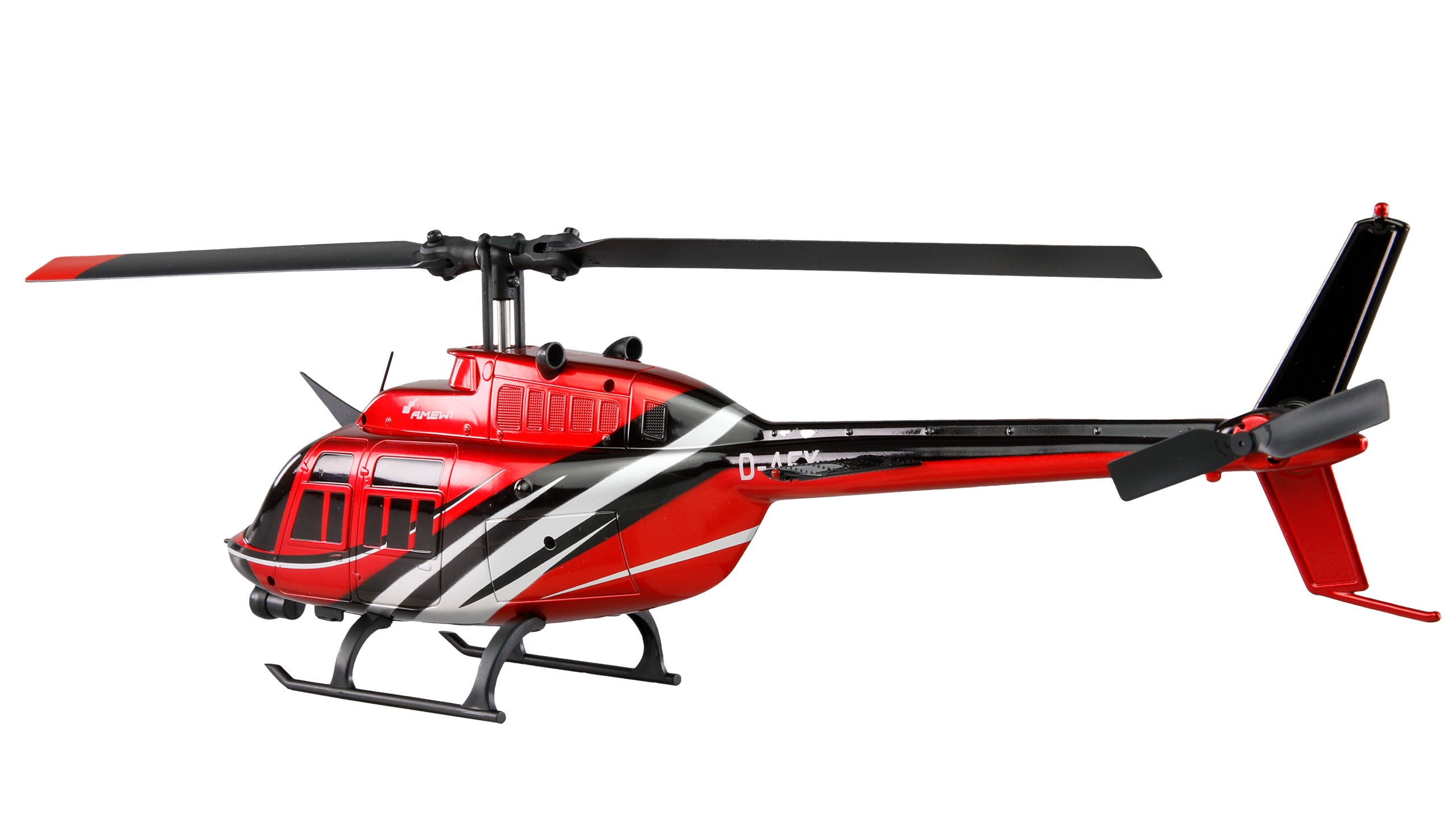 Hélicoptère Bell 206B Jet Ranger 6 canaux 6G RTF - 25342