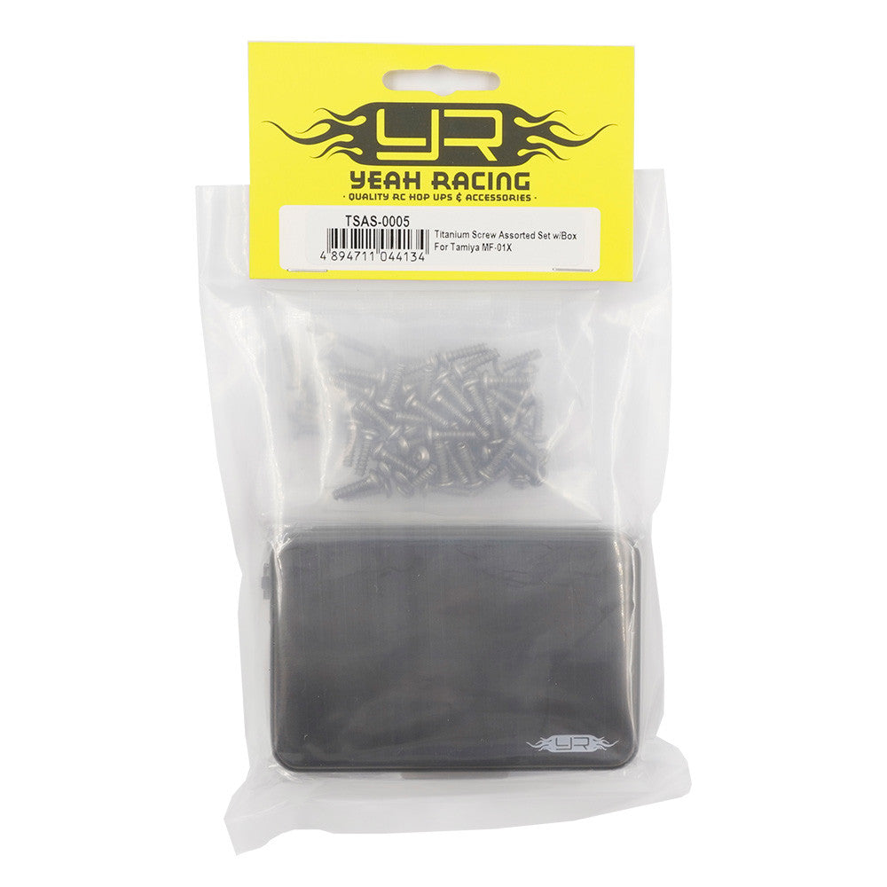 Ensemble de vis en titane assorties avec boîte pour Tamiya MF-01X