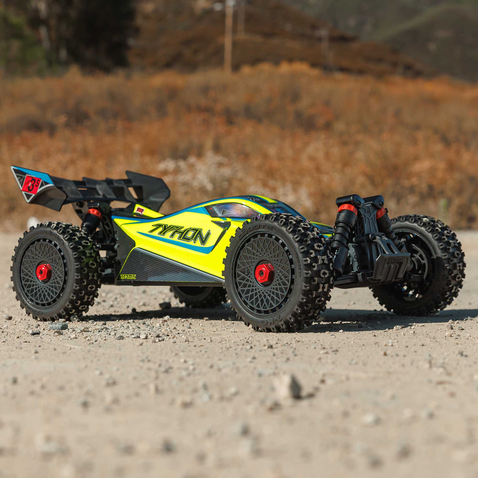 Arrma Buggy 4X4 Typhon brushless 223S BLX 1/8 avec DSC RTR jaune - ARA4306V4T2