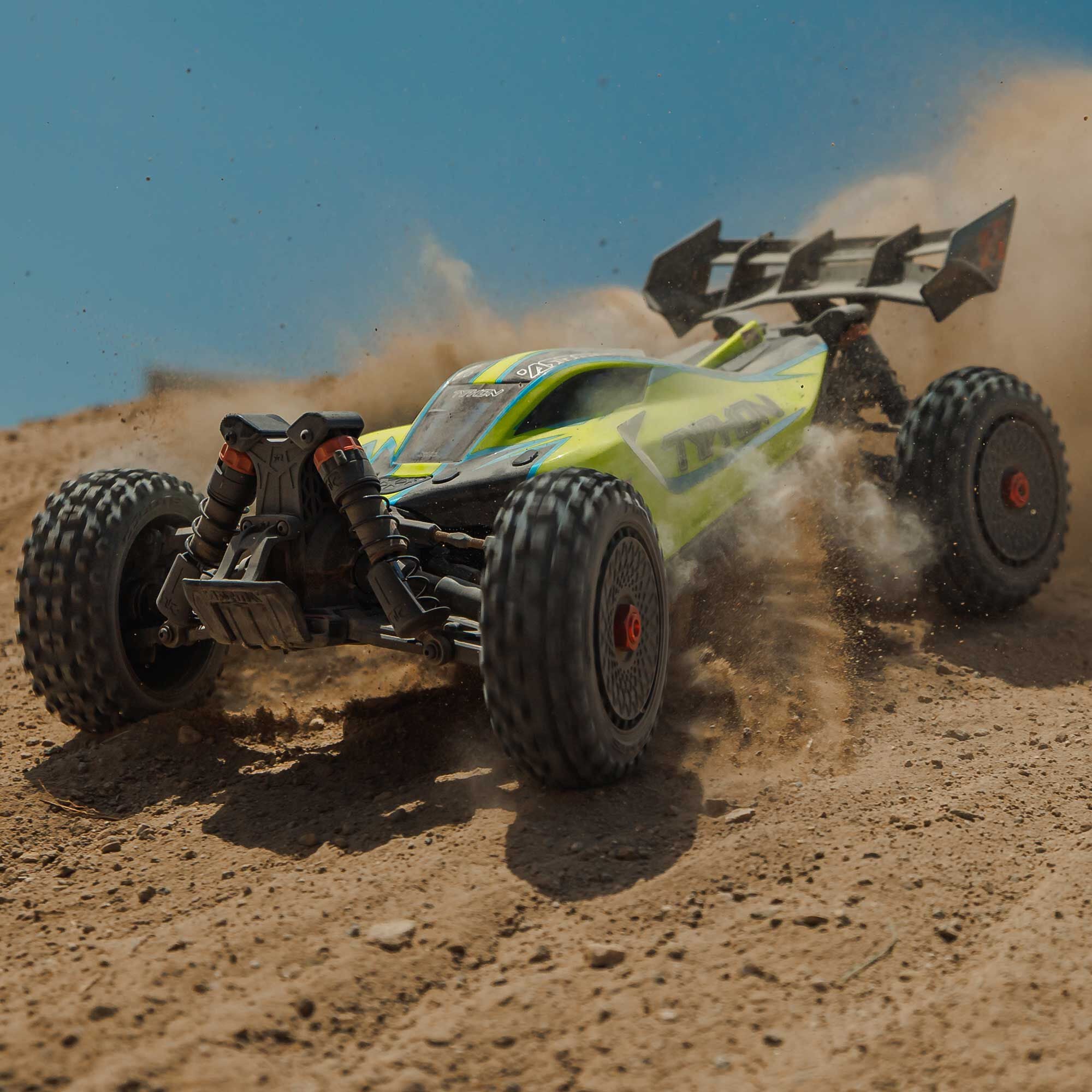 Arrma Buggy 4X4 Typhon brushless 223S BLX 1/8 avec DSC RTR jaune - ARA4306V4T2