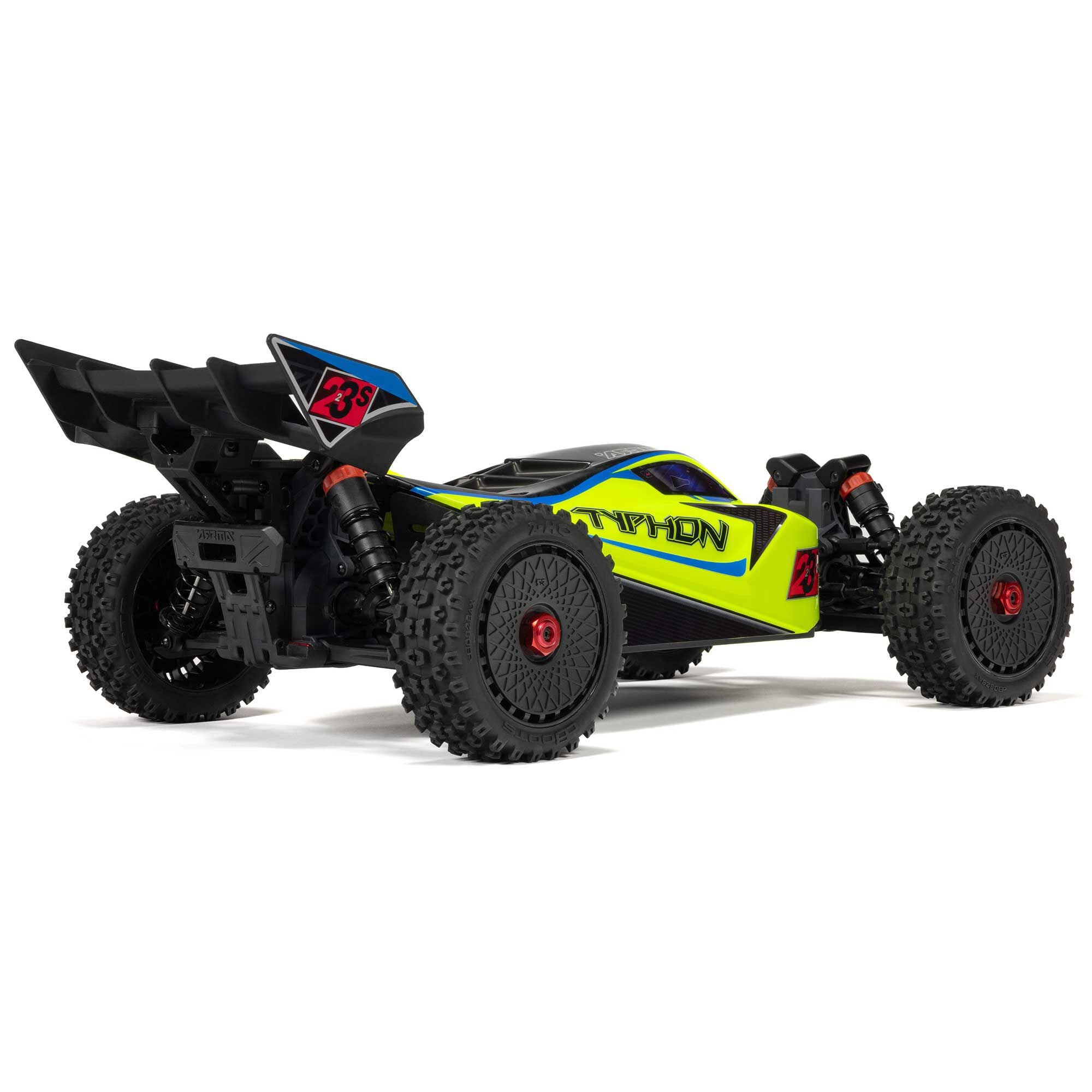 Arrma Buggy 4X4 Typhon brushless 223S BLX 1/8 avec DSC RTR jaune - ARA4306V4T2