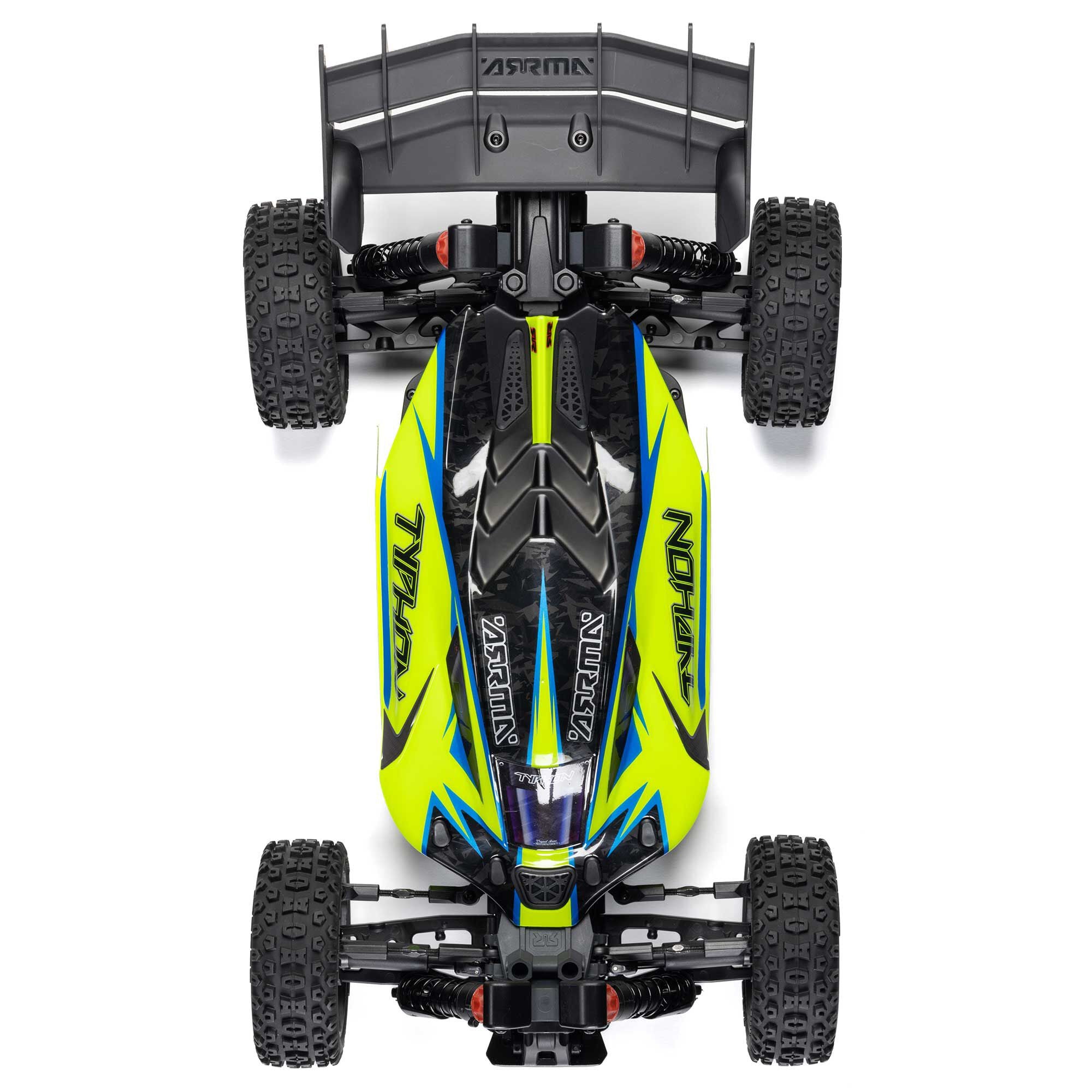 Arrma Buggy 4X4 Typhon brushless 223S BLX 1/8 avec DSC RTR jaune - ARA4306V4T2