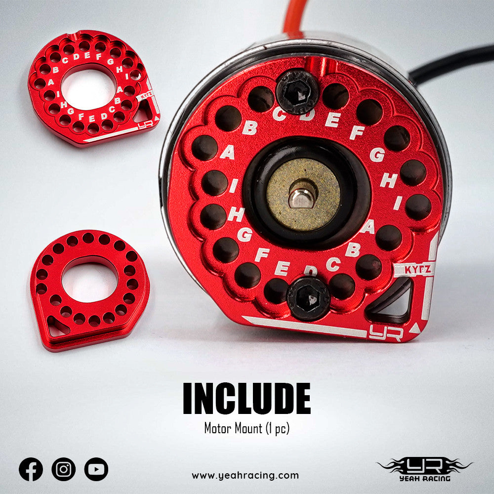 Support moteur en aluminium pour Kyosho Fazer Mk2
