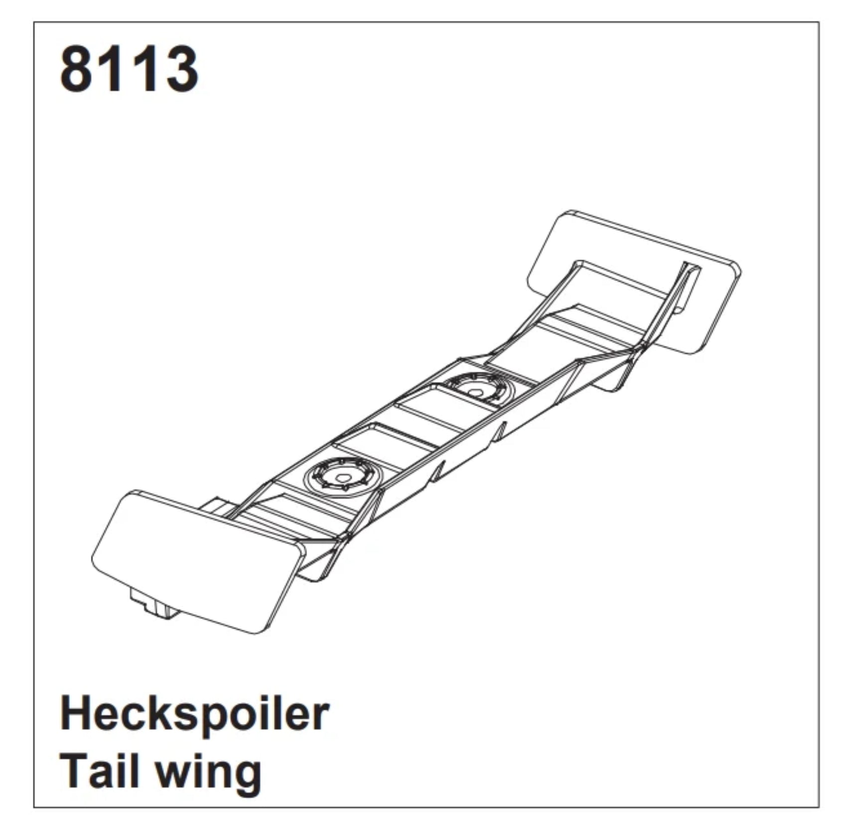 Aileron arrière - DF Models 8113