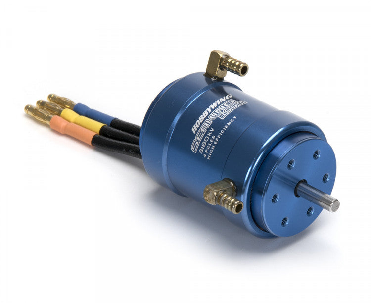 Moteur Seaking 3180kV 3660SL refroidi par eau 4 pôles 2-4S - HW90070030