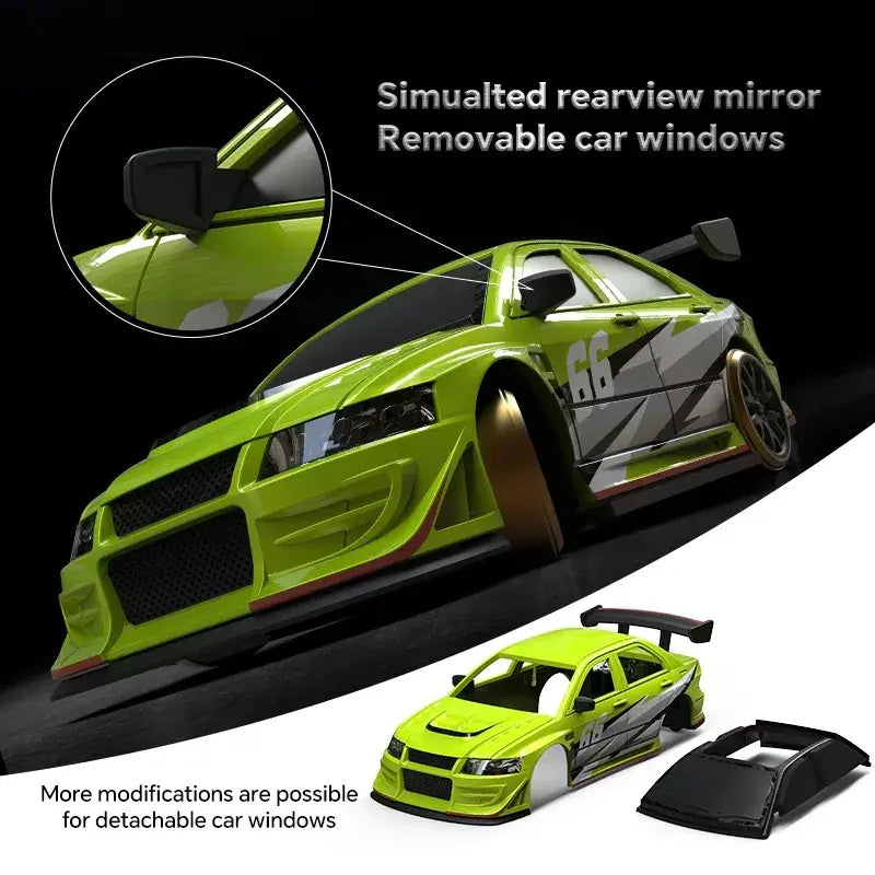 Turbo Racing Micro 1/76ème drift vert - TB-C66