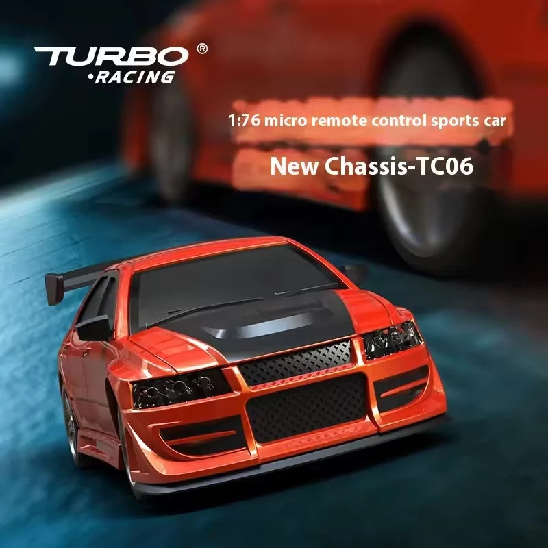 Turbo Racing Micro Sport 1/76ème rouge RTR - TB-C76