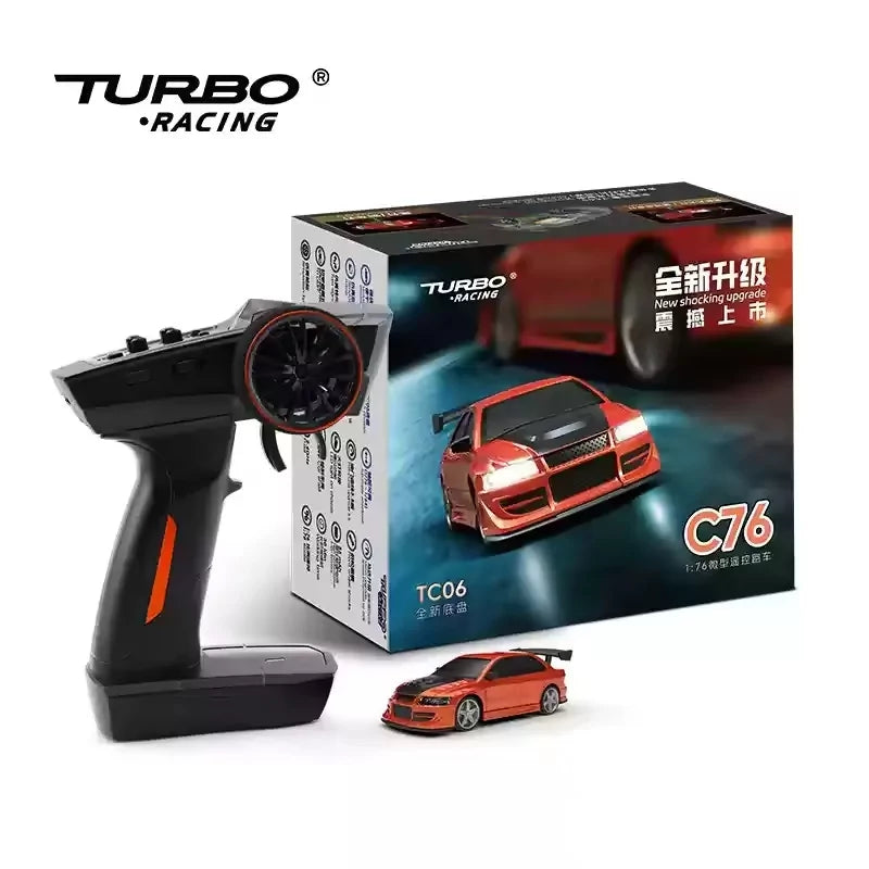 Turbo Racing Micro Sport 1/76ème rouge RTR - TB-C76