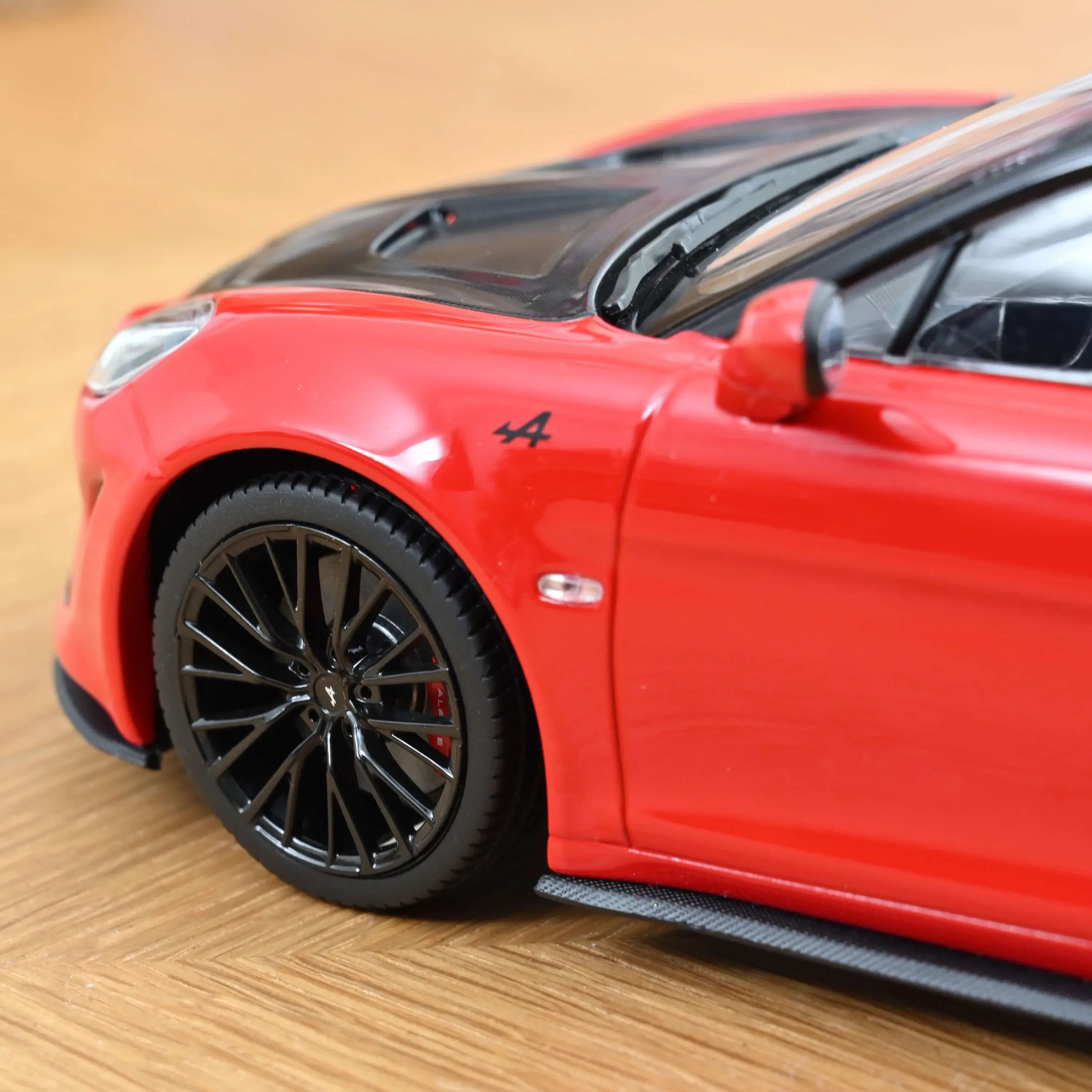 Voiture miniature collection 1/18 Alpine A110 R Turini 2025 Rouge Sismique Norev 185443 - Breizh Modélisme.
