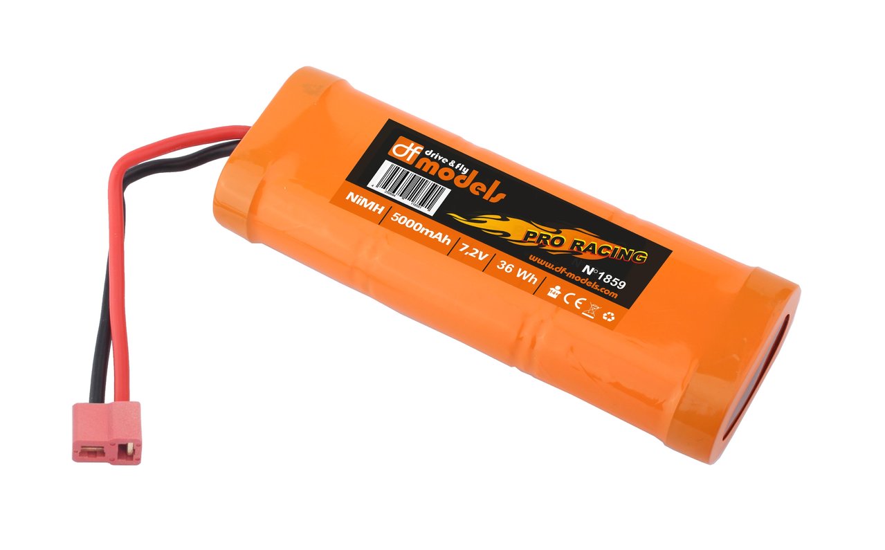 Batterie DF Models Ni-Mh 5000mAh 7.2V Dean - 1859