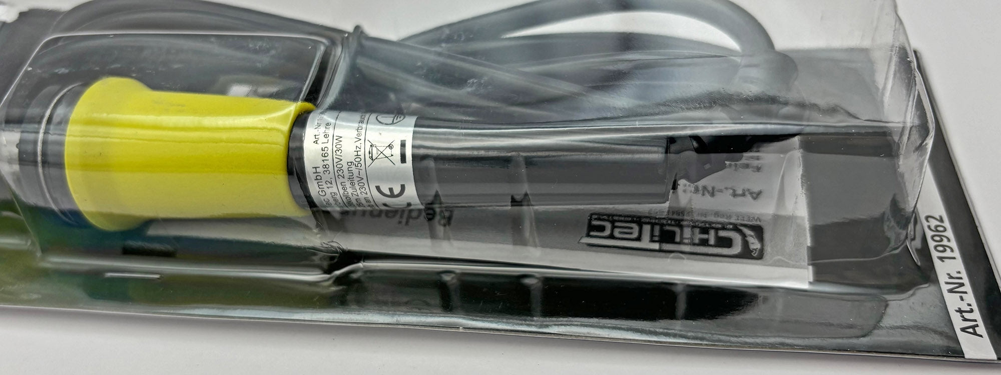 Fer à souder fin 230 V/30 W avec cordon d'alimentation de 1,25 m - 19962