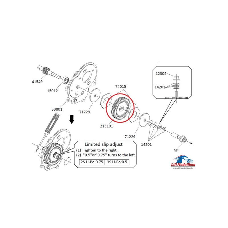 Engrenage 52T AT4 - CRO97400847