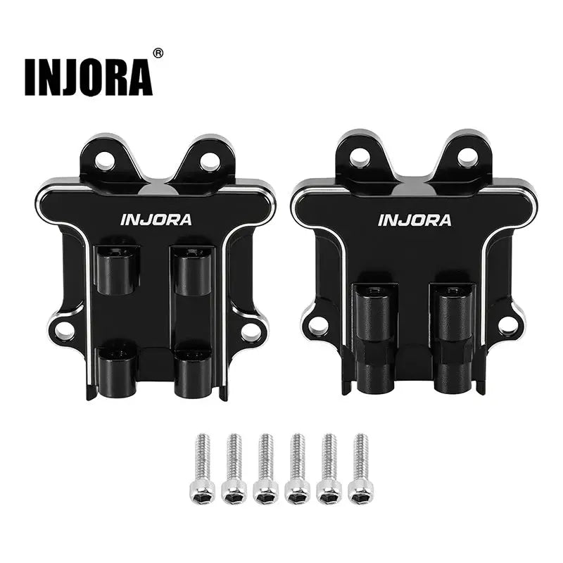 Kit caches de différentiel en aluminium Injora 1/16 Arrma Mojave Grom