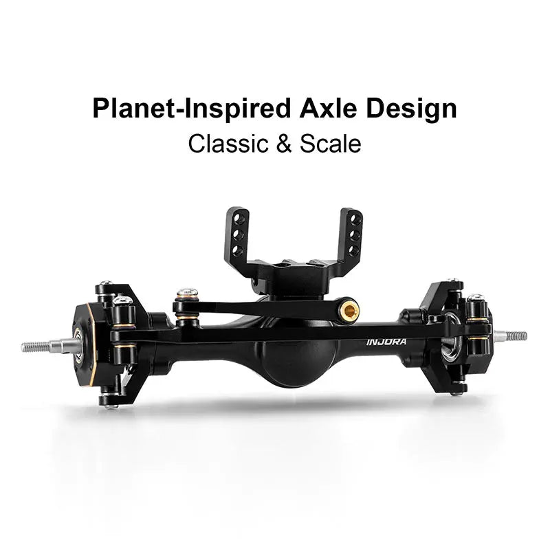 Kit de châssis universel INJORA LCG pour mise à niveau TRX4M 1/18 (fibre de carbone) - Breizh Modélisme.