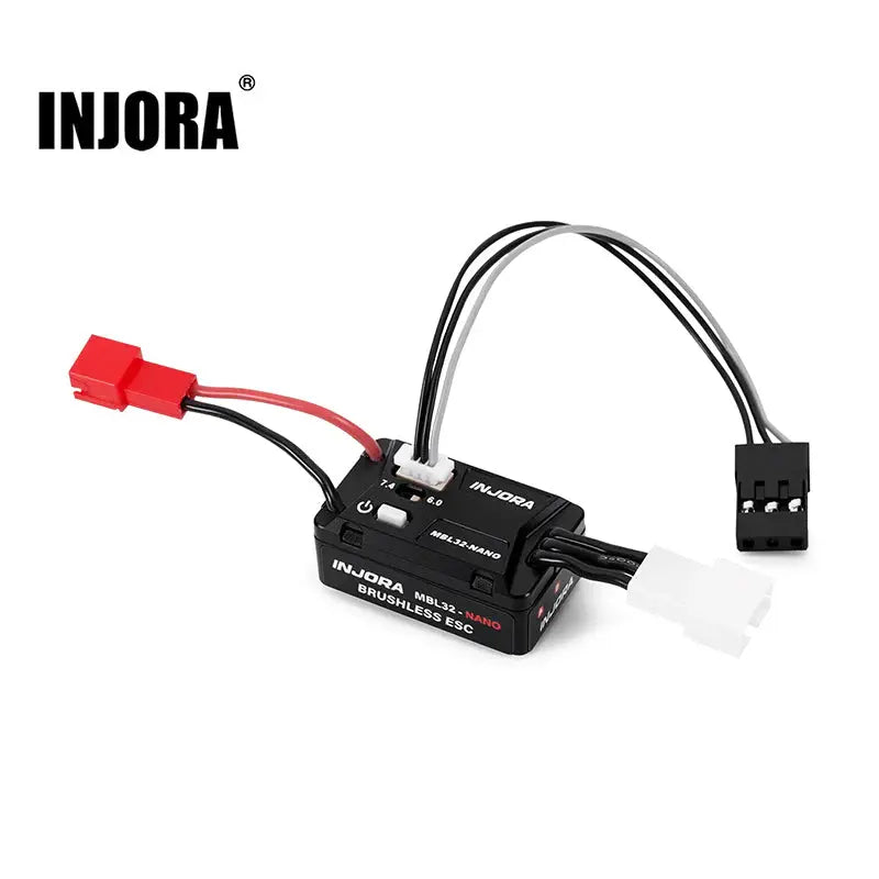 ESC brushless Injora MBL32-NANO pour 1/30 Axial SCX30