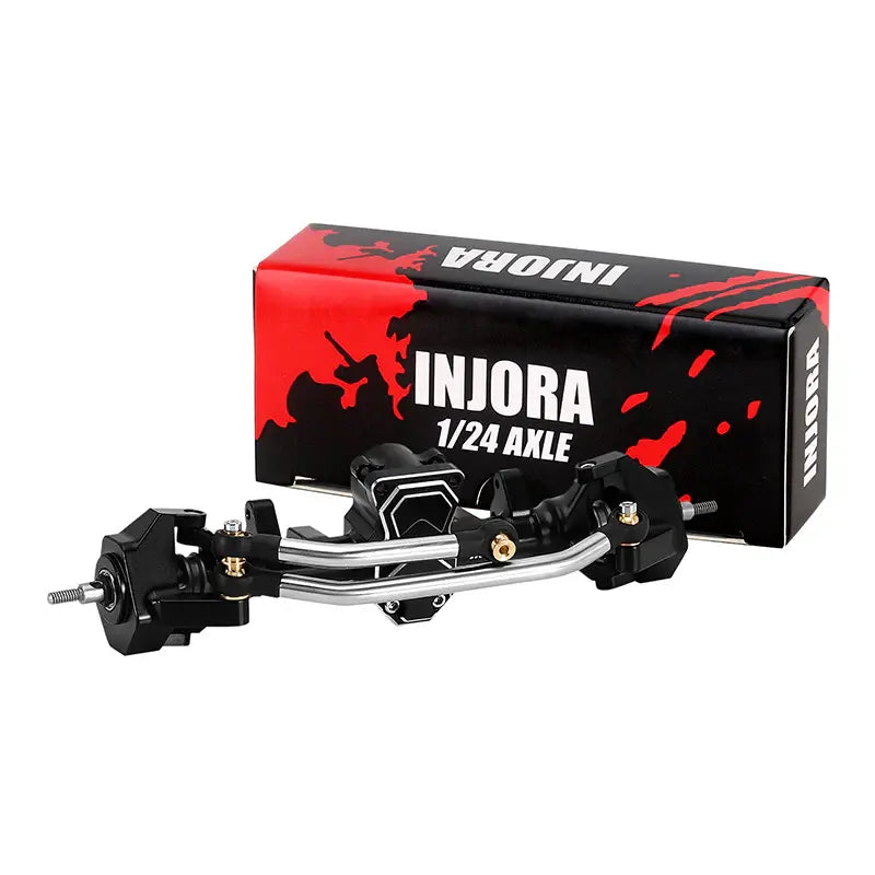 Essieux arrière à double articulation INJORA +4 mm ProSteer pour SCX24 1/24