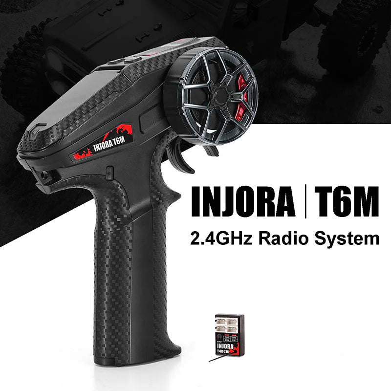 Radio + récepteur micro Injora T4DCM pour SCX30 1/30