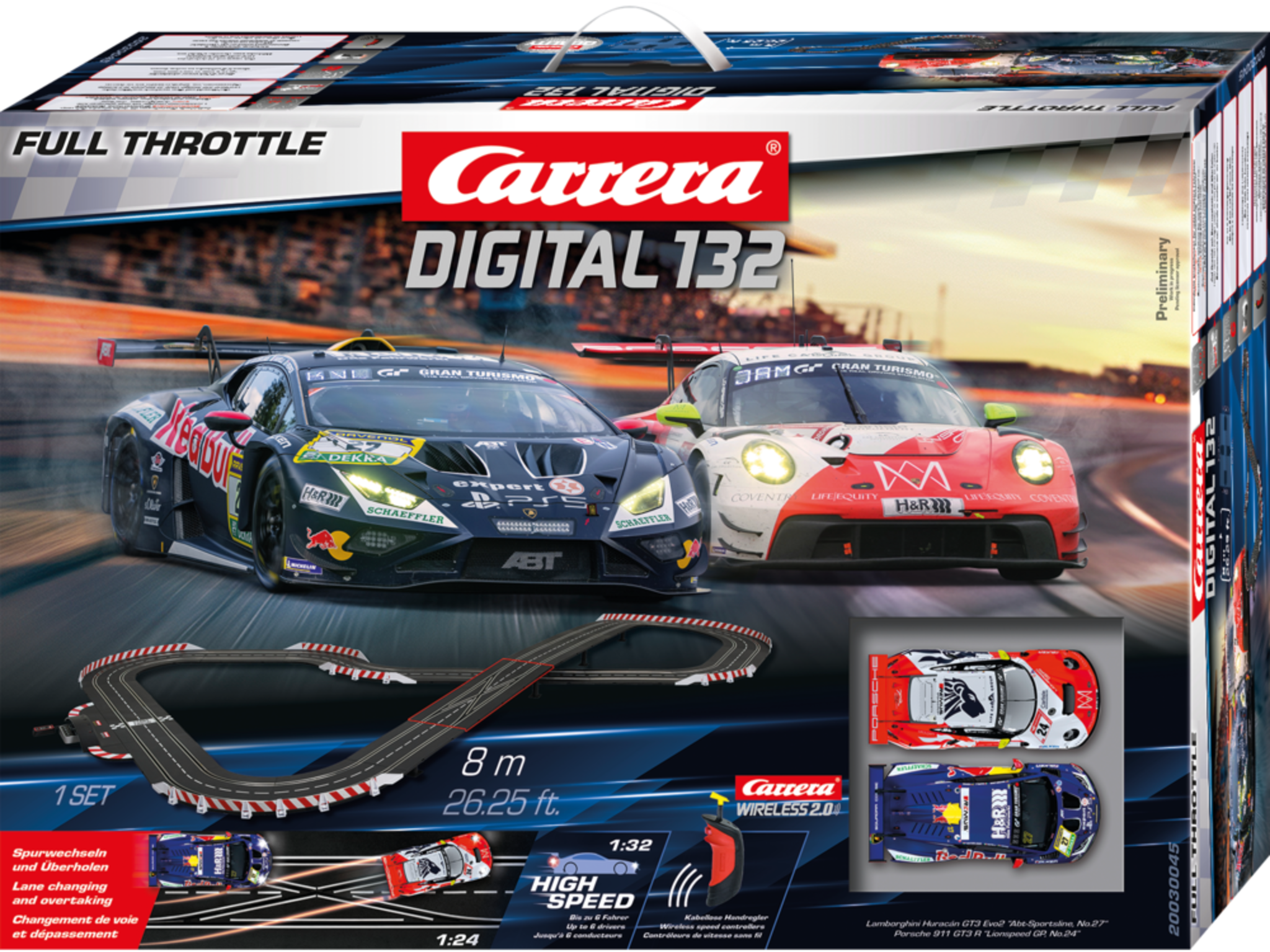 Circuit Carrera 1/32 Full Throttle 20030045