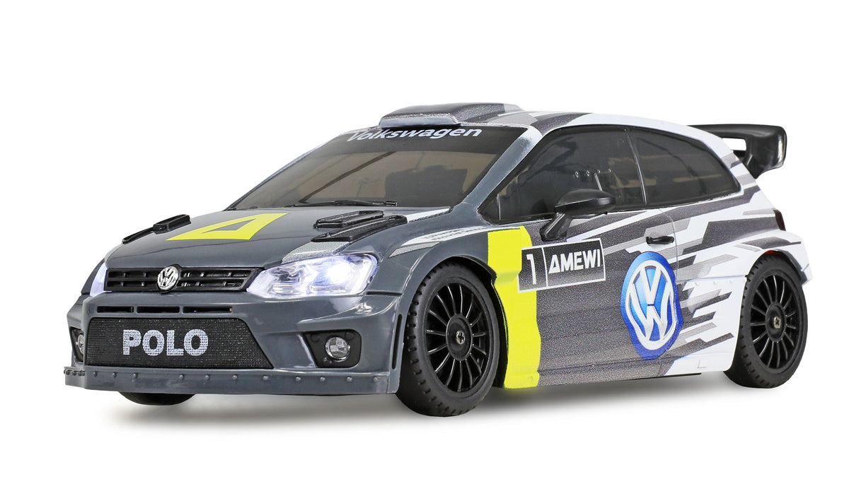 Voiture RC VW Polo R WRC 1/28 4x4 RTR rallye et drift - Amewi 21148 - Breizh Modélisme.