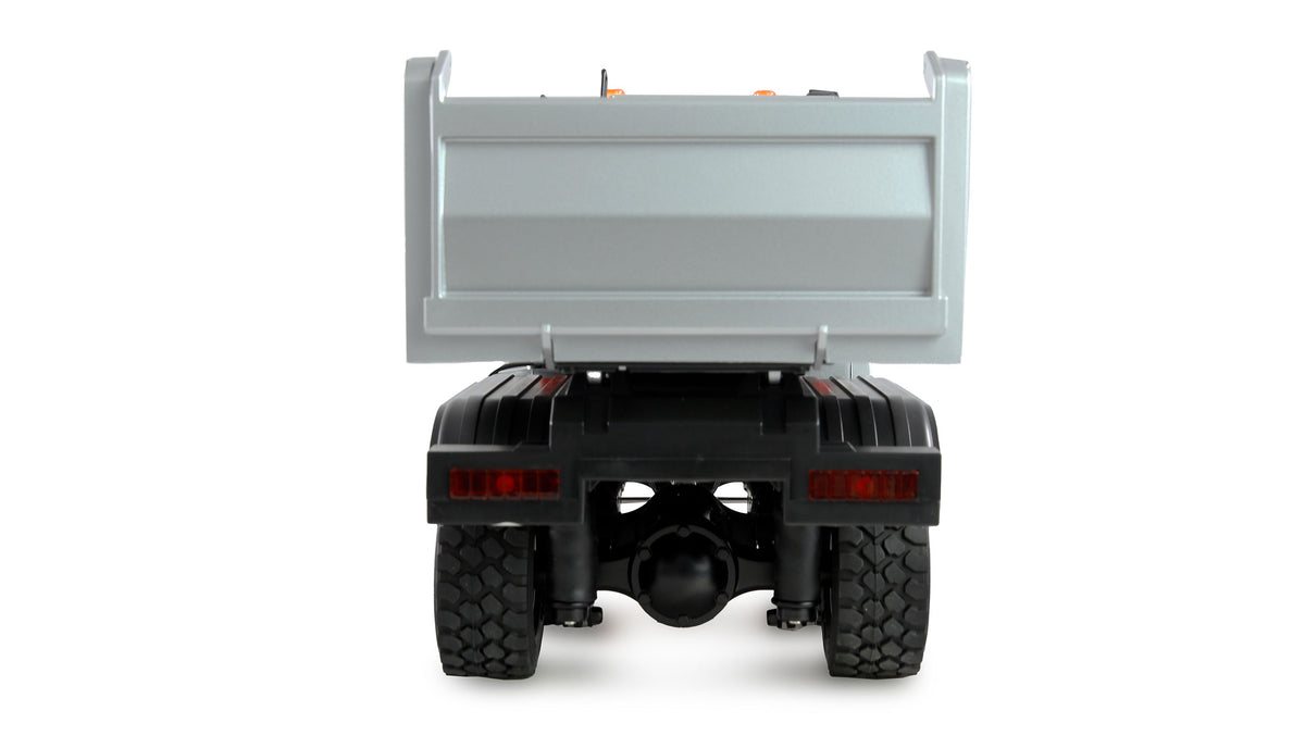 Camion RC Mercedes-Benz Arocs benne 6x6 RTR 1/14 gris 22685 - Breizh Modélisme.