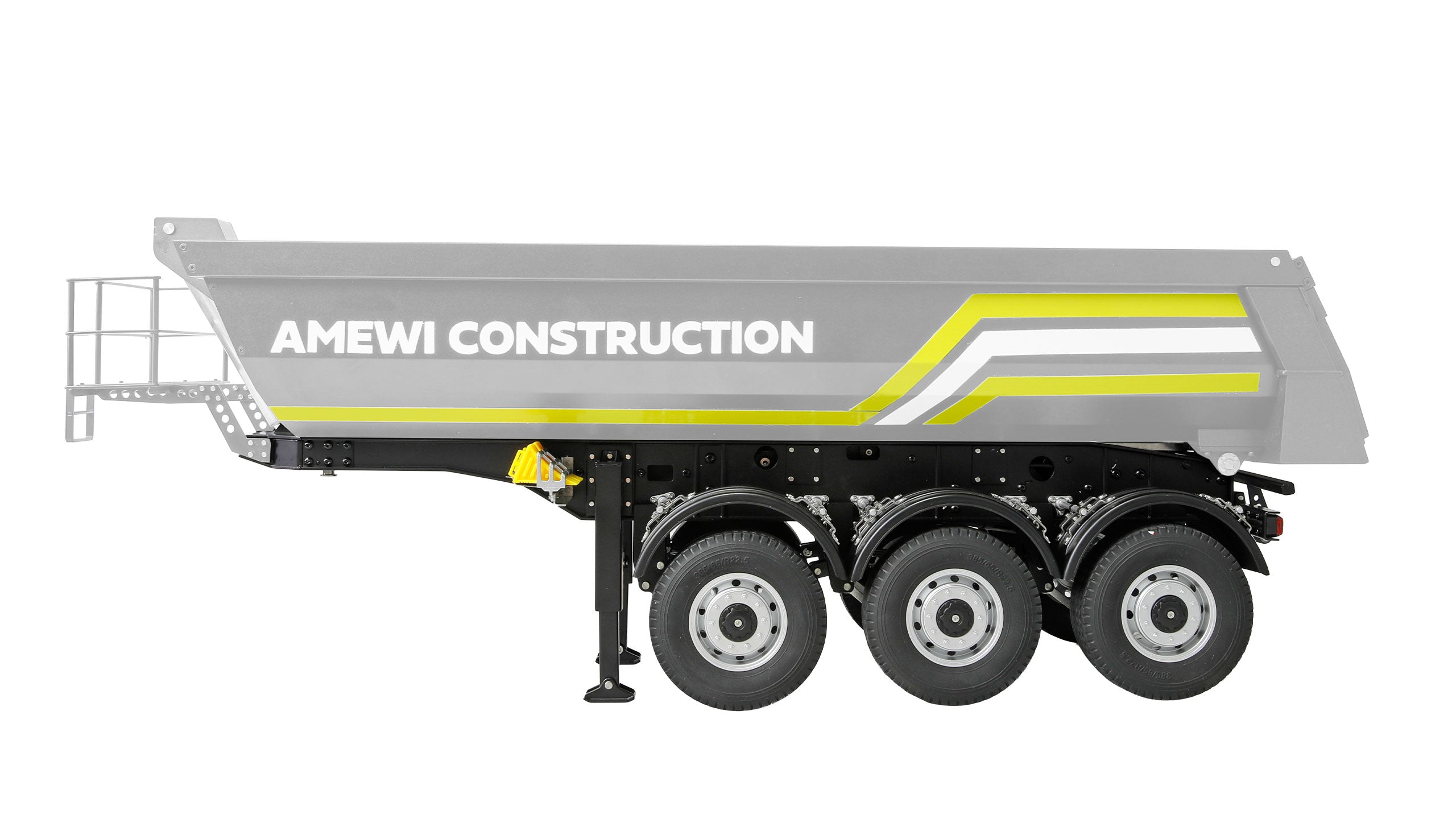 Remorque pour camion 1/14 Huina Scania Kabolite K770S métal gris (Amewi)