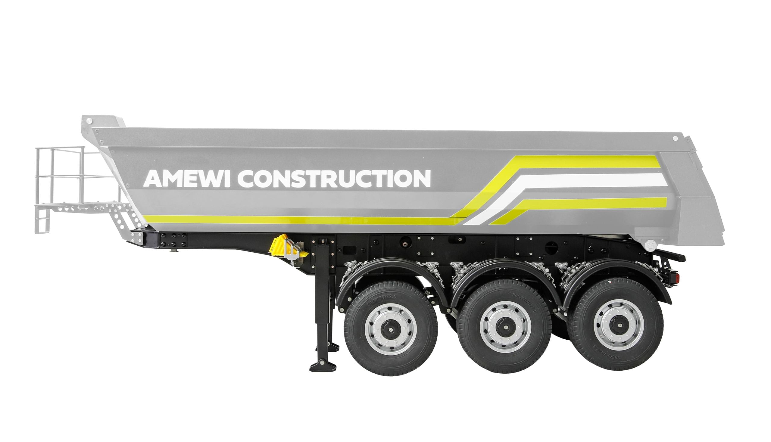 Remorque pour camion 1/14 Huina Scania Kabolite K770S métal gris (Amewi)