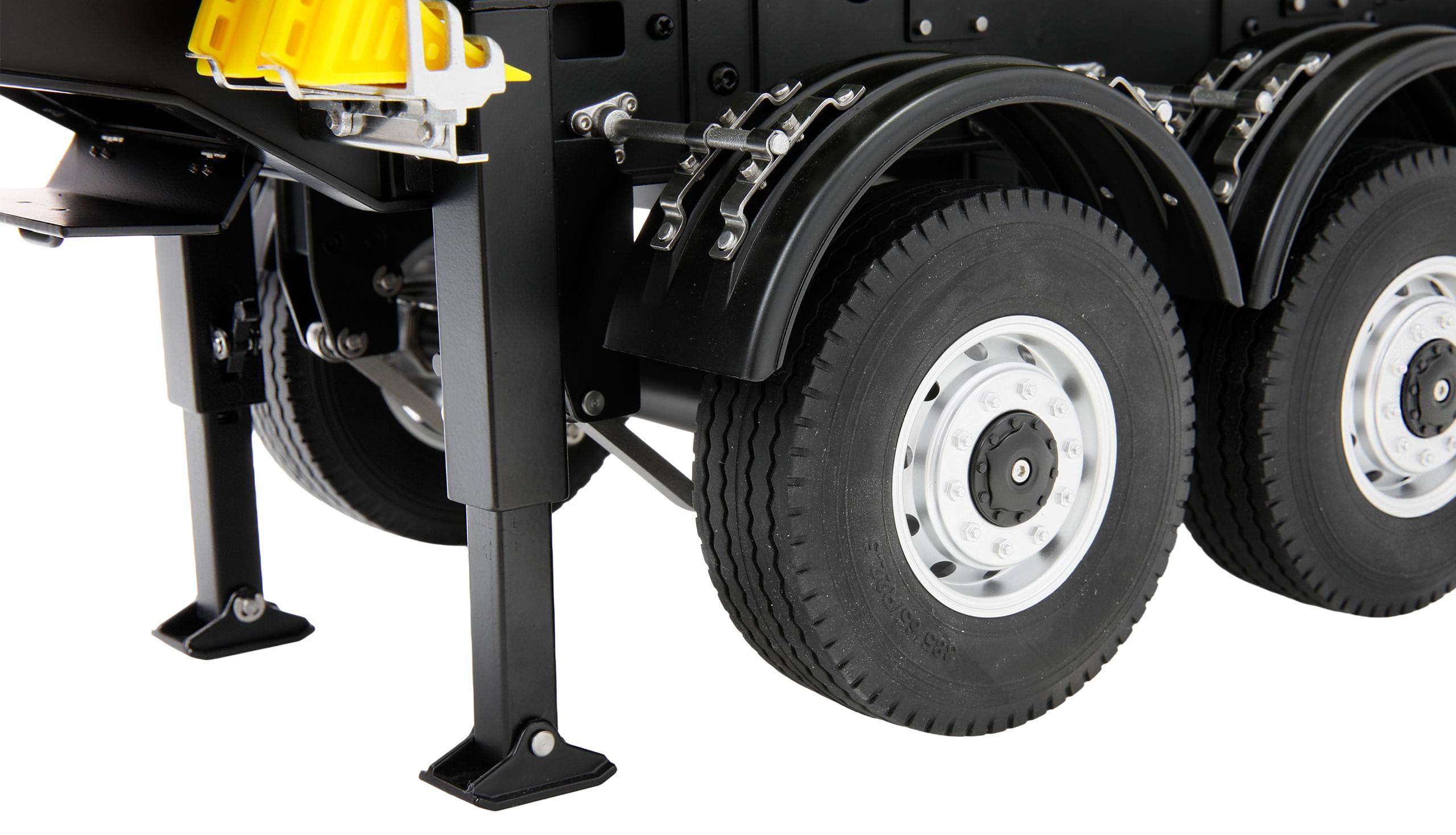 Remorque pour camion 1/14 Huina Scania Kabolite K770S métal noir (Amewi)