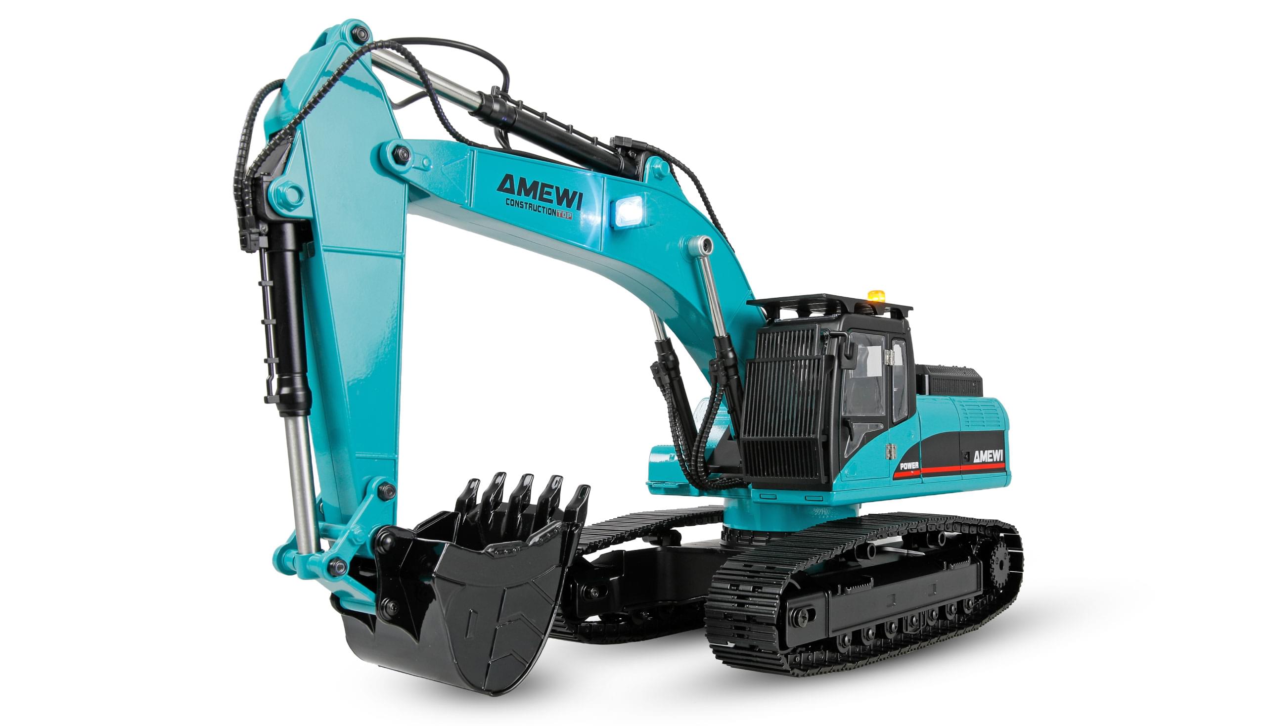 Pelleteuse en métal G705E 1:14 RTR petrol - 22748