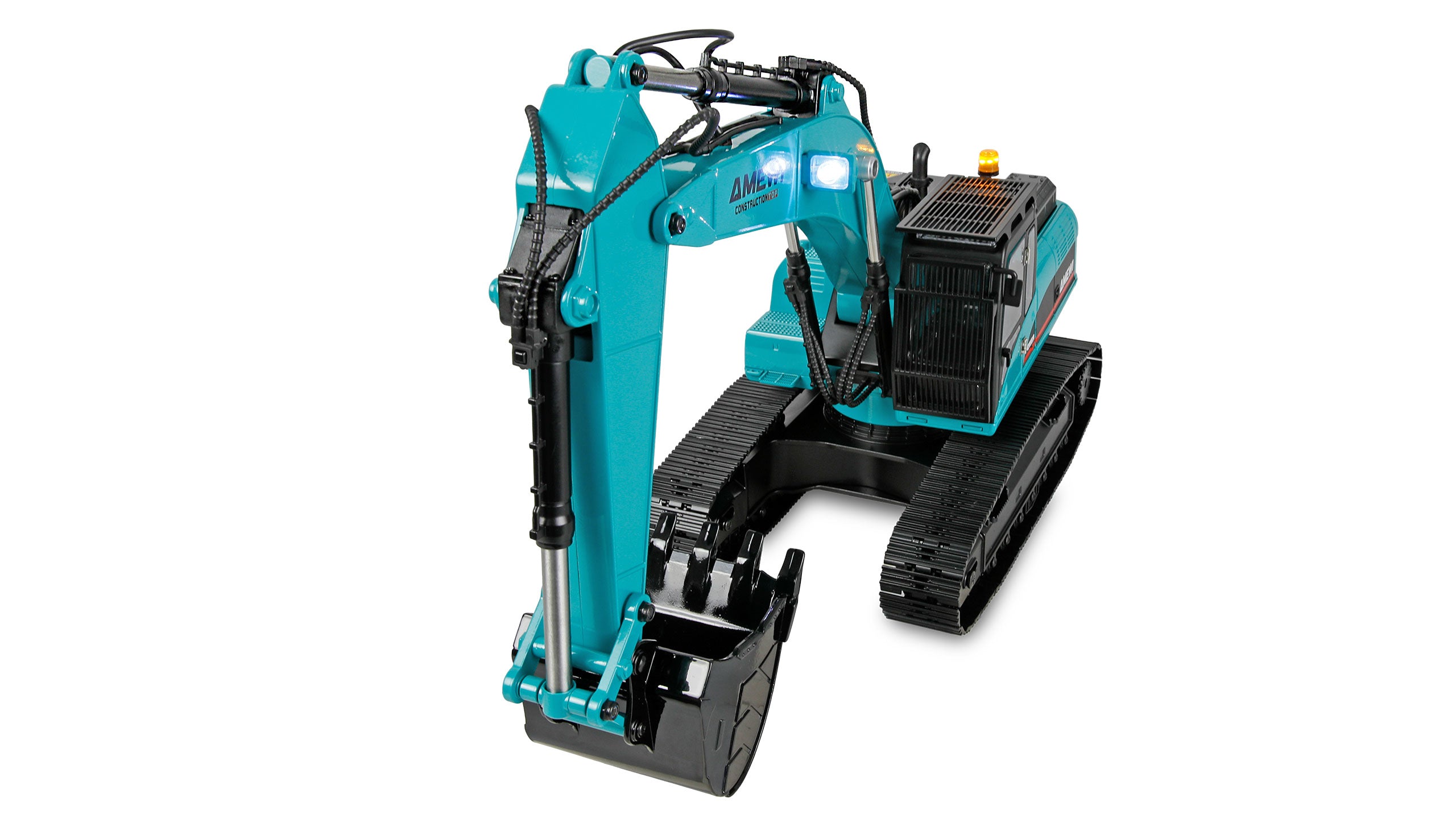 Pelleteuse en métal G705E 1:14 RTR petrol - 22748