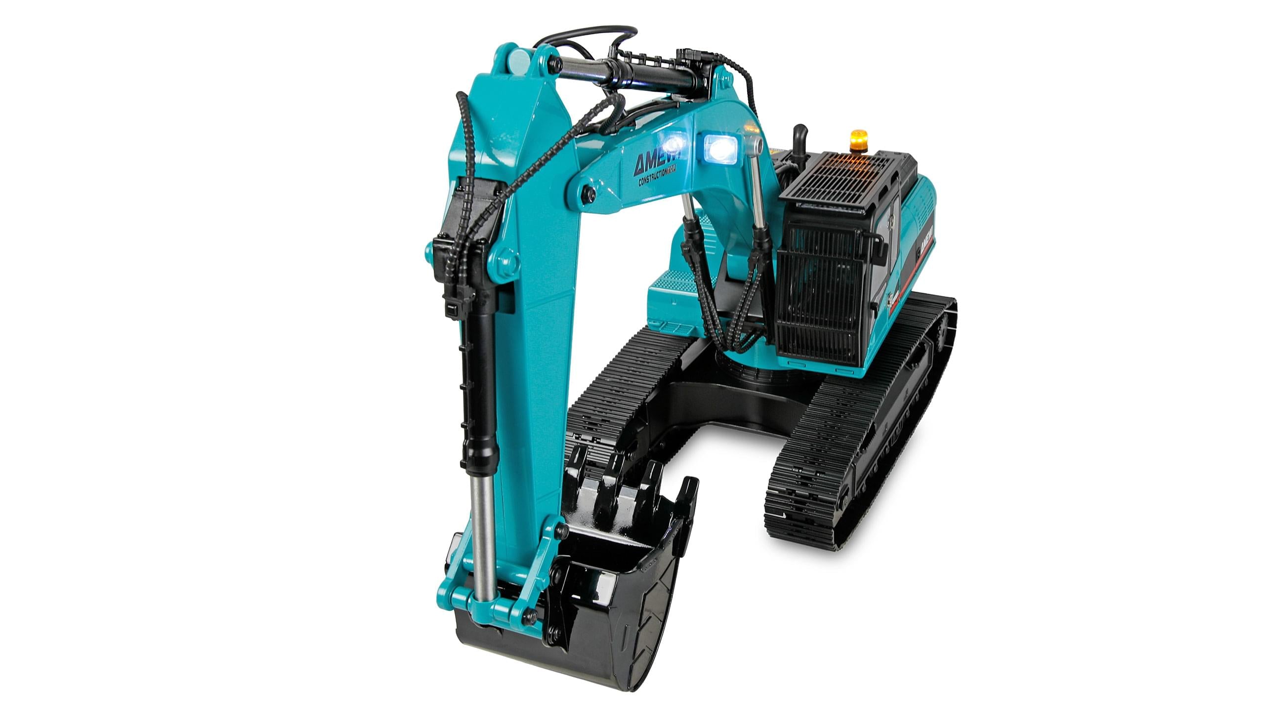 Pelleteuse en métal G705E 1:14 RTR petrol - 22748