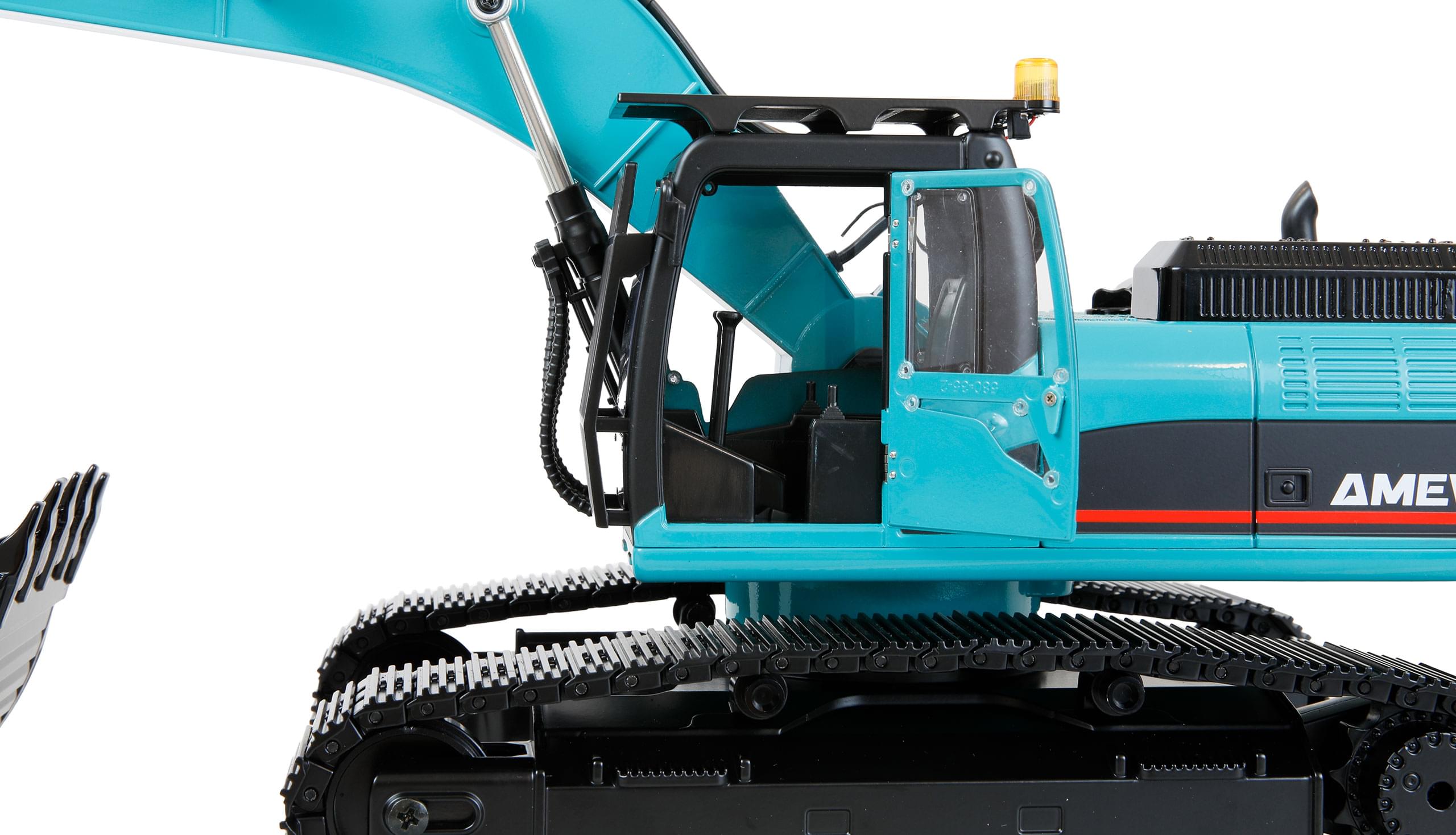 Pelleteuse en métal G705E 1:14 RTR petrol - 22748