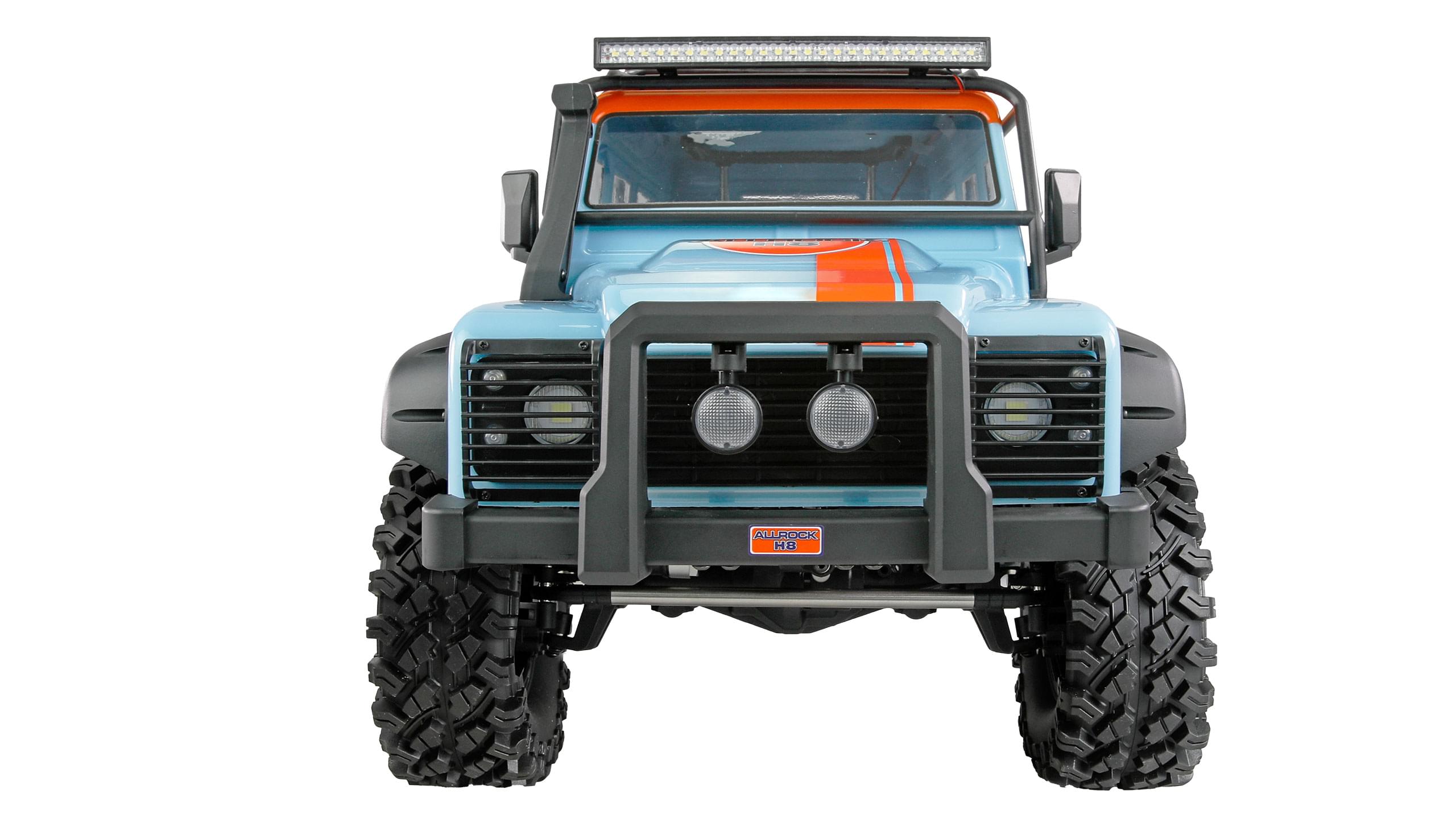 Crawler 1/8 brushless ALLRock H8 V2 RTR bleu/orange - 22766 - Breizh Modélisme.