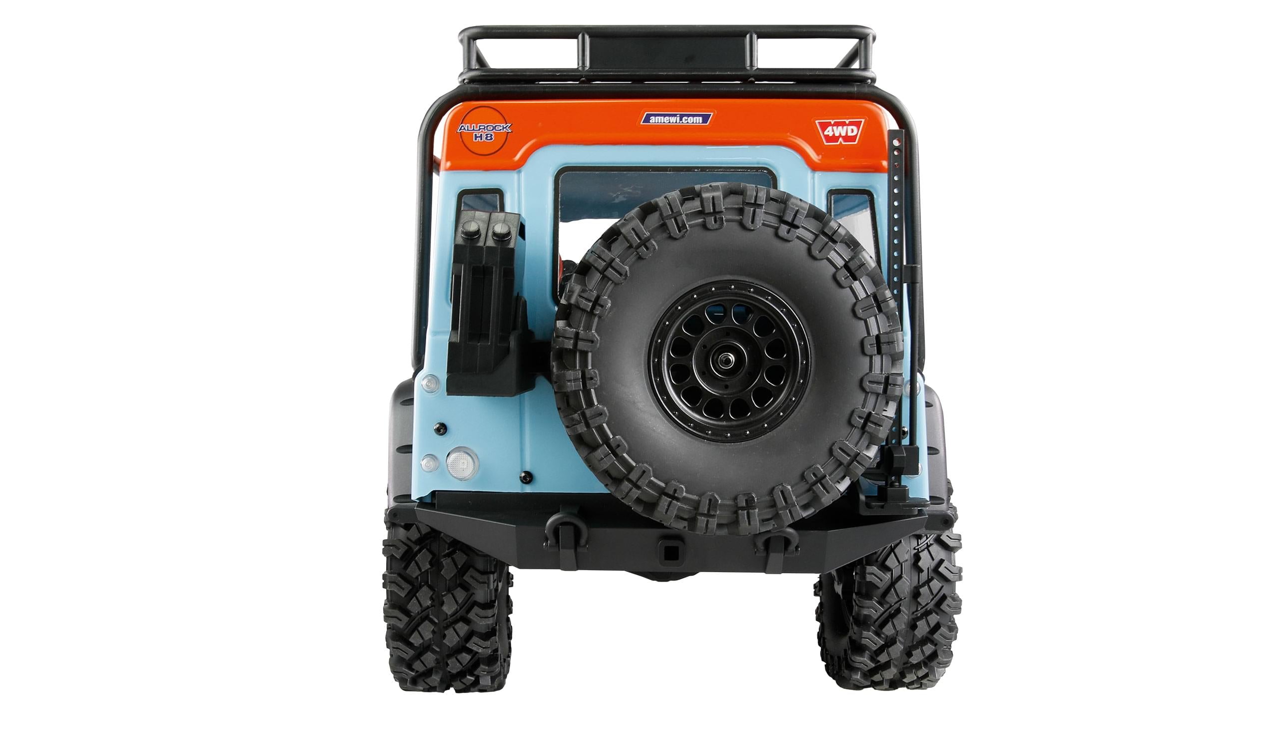 Crawler 1/8 brushless ALLRock H8 V2 RTR bleu/orange - 22766 - Breizh Modélisme.