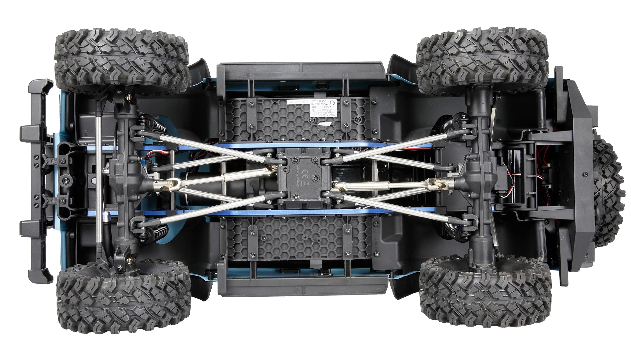 Crawler 1/8 brushless ALLRock H8 V2 RTR bleu/orange - 22766 - Breizh Modélisme.