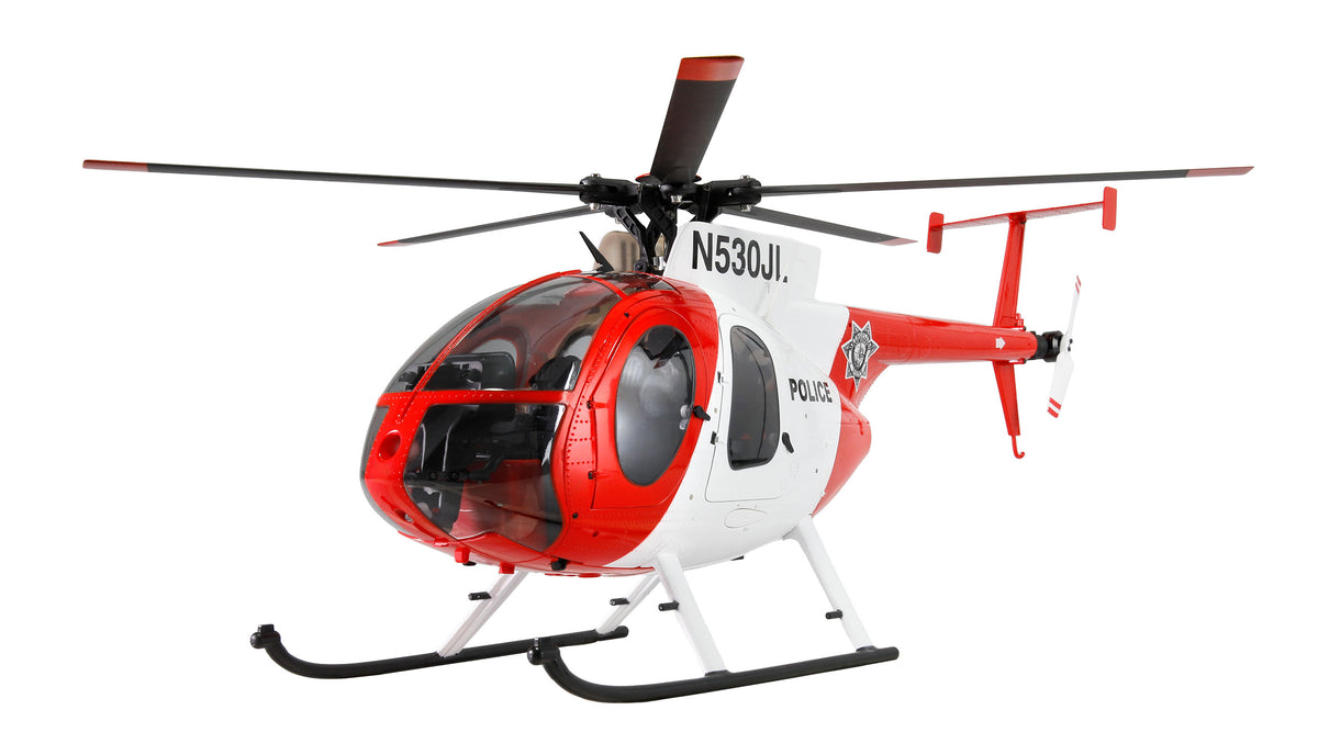 Hélicoptère RC Hughes MD500 Pro GPS LiDAR-TOF – Édition Police 1/16 – RTF - Breizh Modélisme.