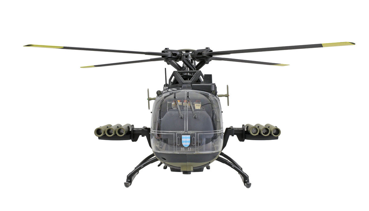 Hélicoptère RC Brushless Bo105 Militaire brushless RTF - Breizh Modélisme.