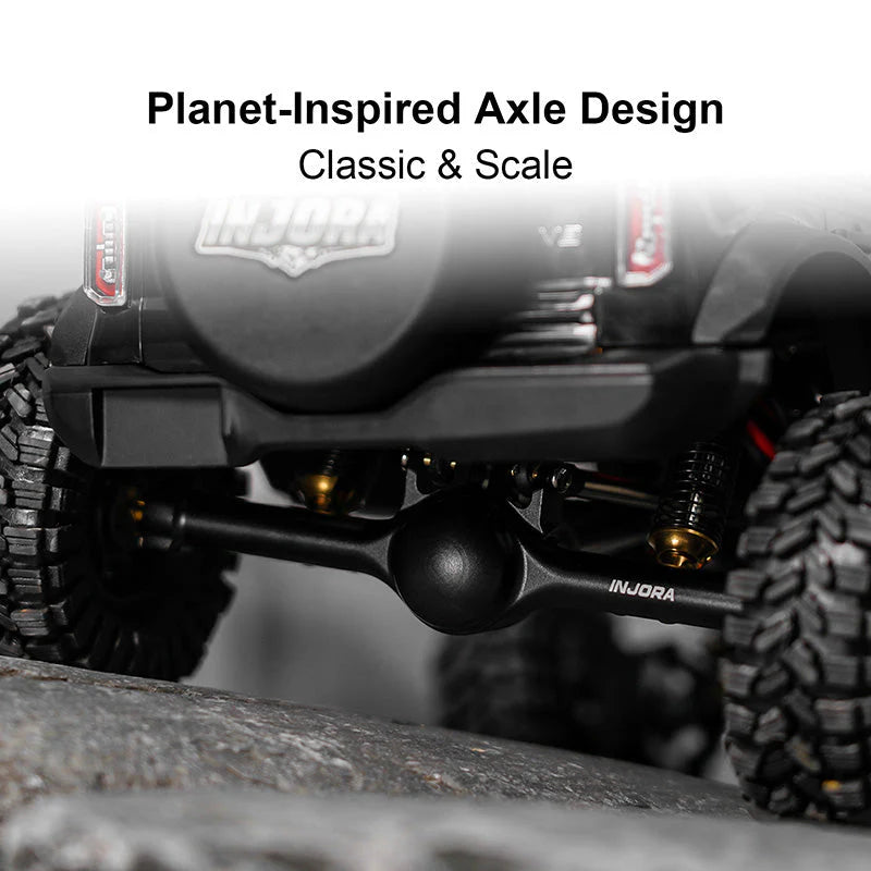 Axes planétaires INJORA +7 mm pour TRX4M 1/18 - 4M-121BKFR