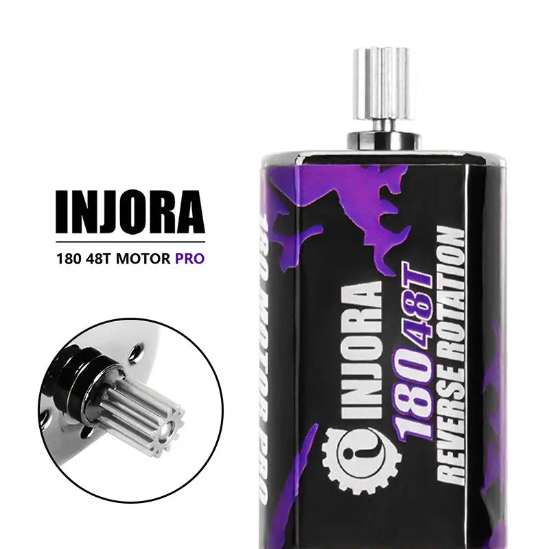 Transmission complète INJORA avec moteur à charbon 180 pour TRX4M 1/18 - Breizh Modélisme.