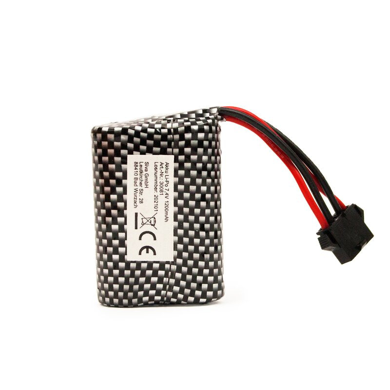 Batterie Li-Po 7,4V 1200mAh pour Bateau Sivatoys Shadow Storm - 30081