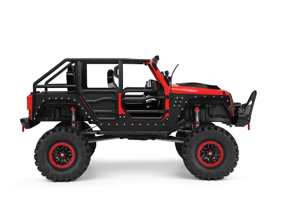 DF Models Crawler RC DF-04S PRO 1/10 Scale rouge – Brushless RTR 3225