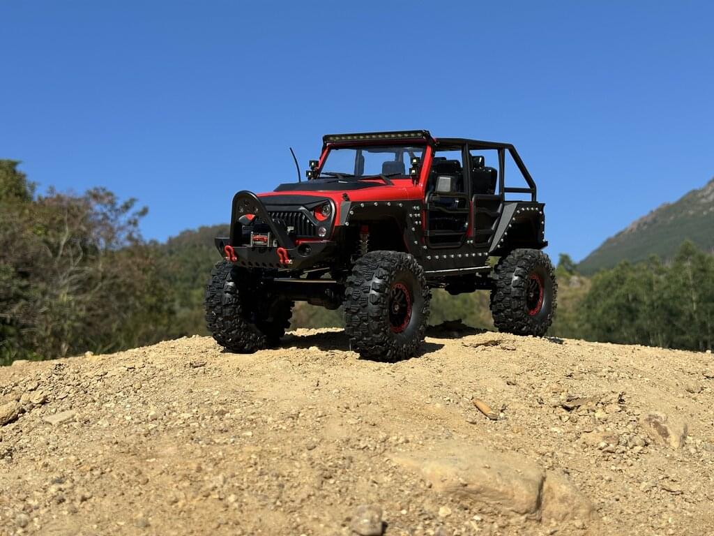DF Models Crawler RC DF-04S PRO 1/10 Scale rouge – Brushless RTR 3225