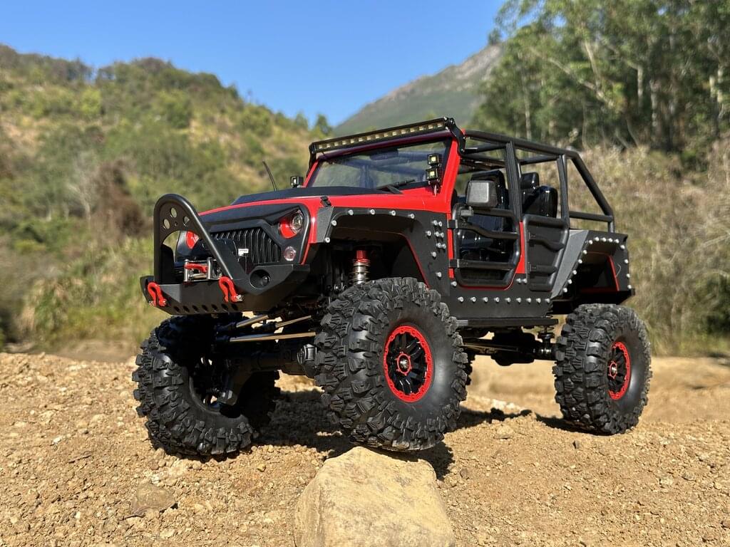 DF Models Crawler RC DF-04S PRO 1/10 Scale rouge – Brushless RTR 3225